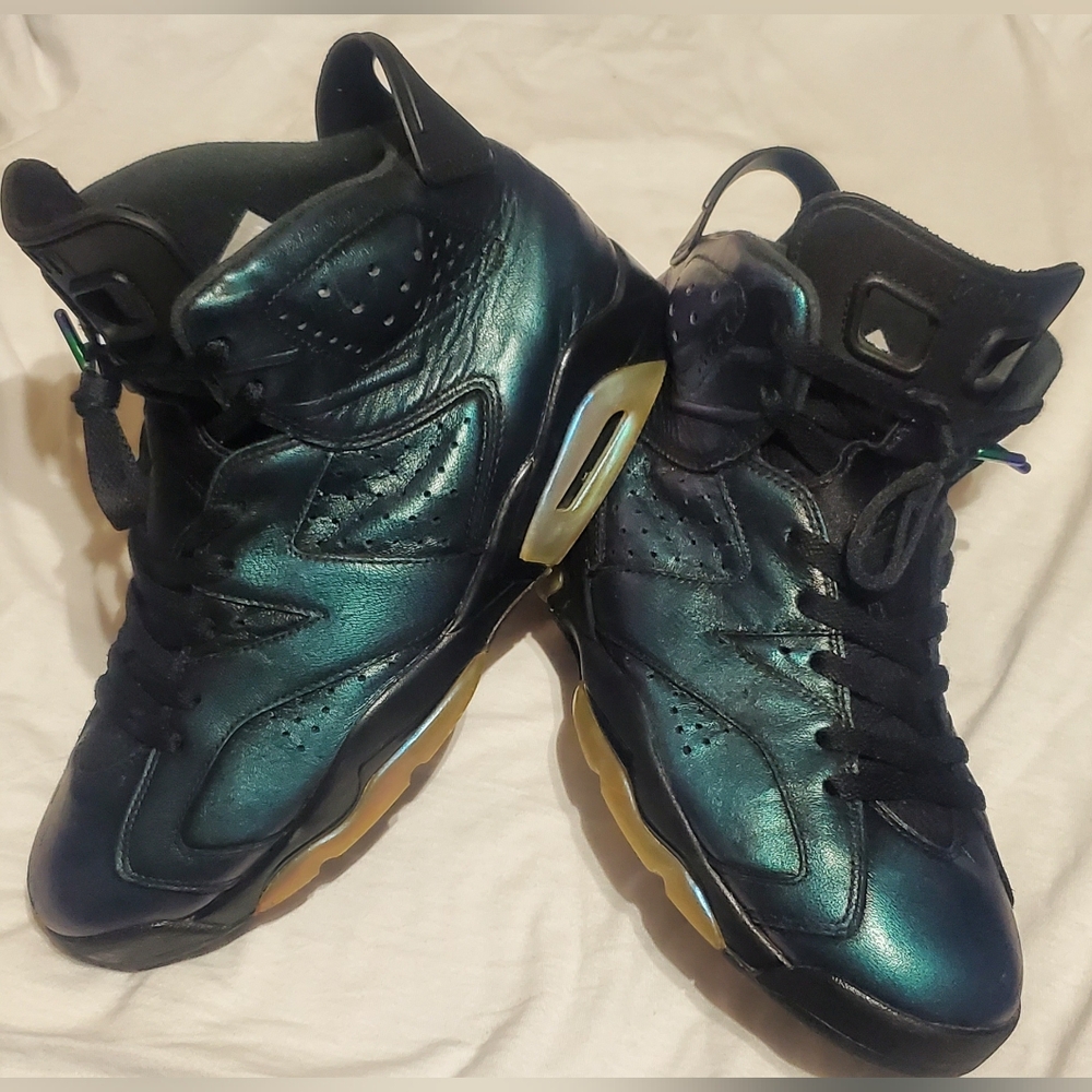 Jordan 6 Retro All Star Chameleon, Great Condition! Mens 9.5